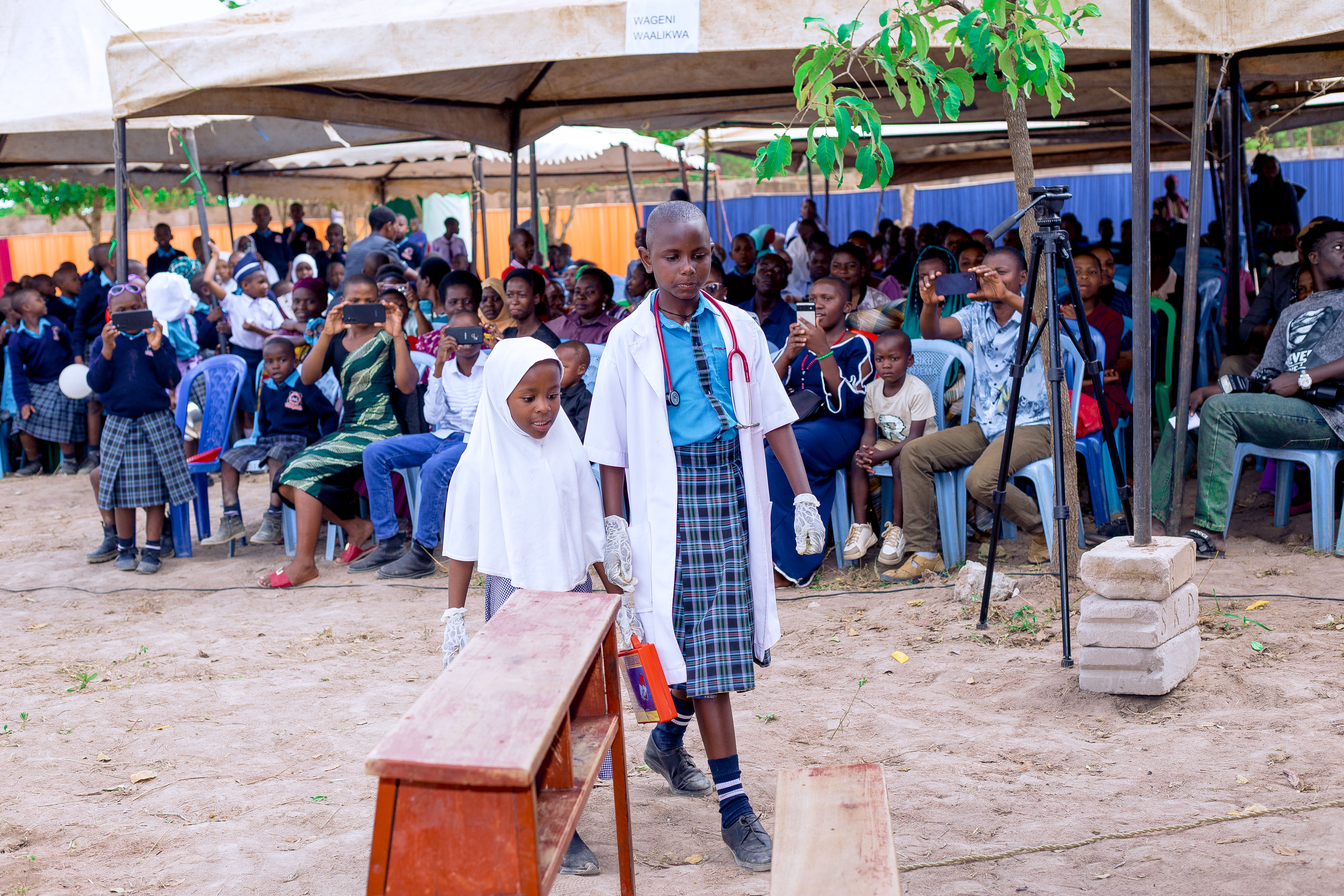 Students at Wema Schools